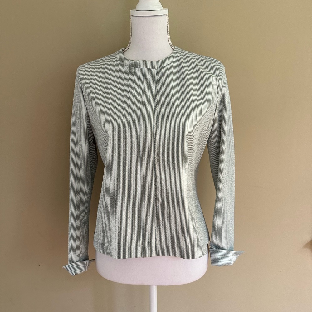 Akris Seersucker Jacket